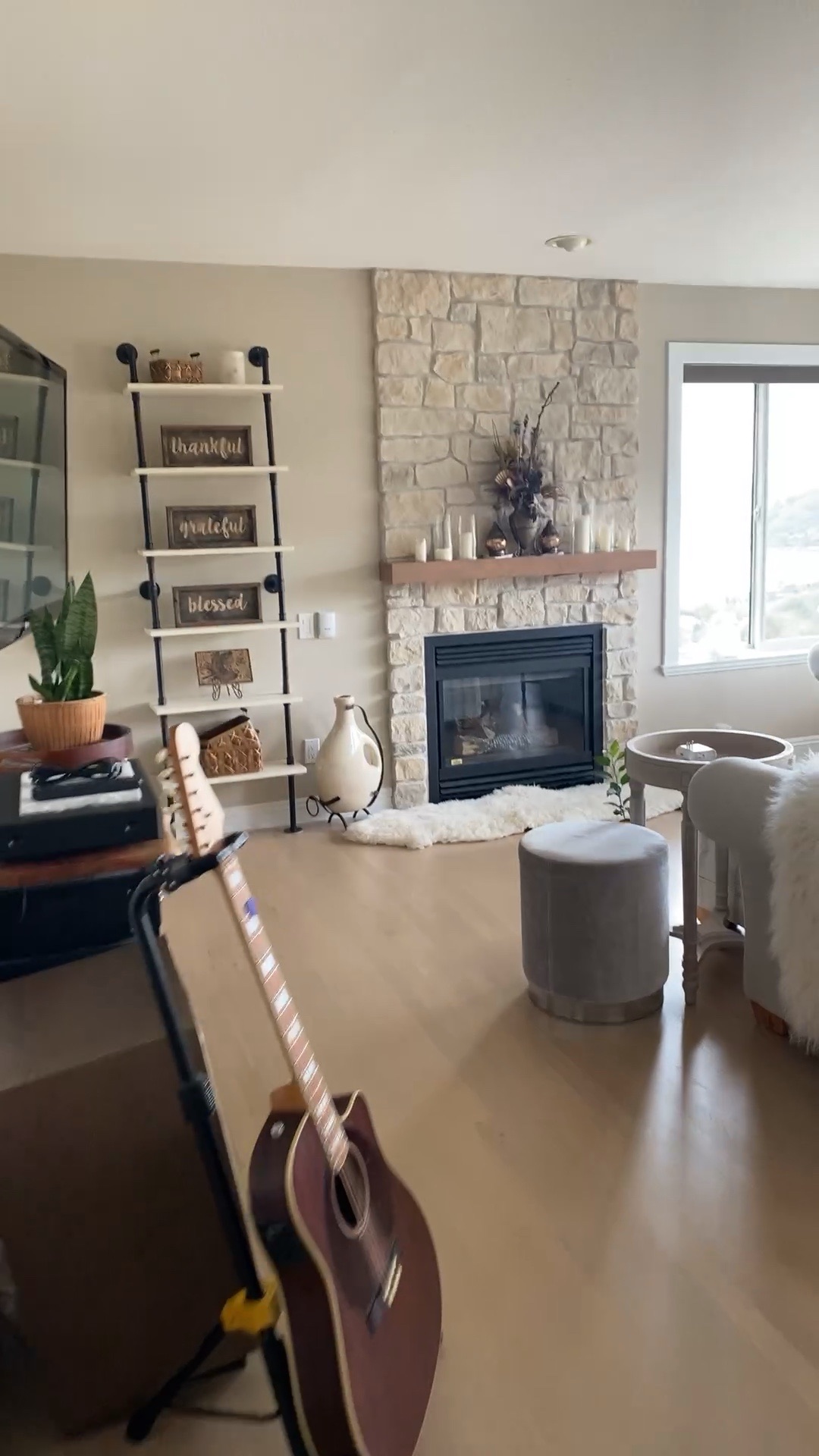 A bright, sparkling clean living room — cleaned by Kendal